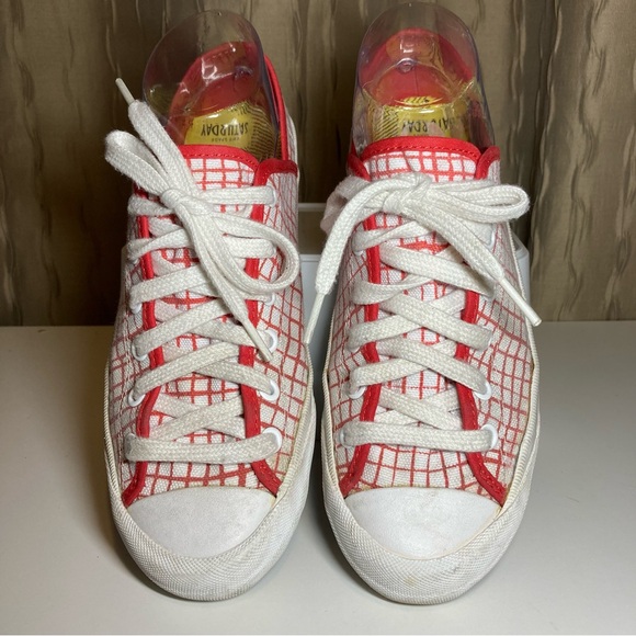 Kate Spade Saturday PF Flyers Women's 7 Lace Up Cap Toe Checked Canvas Sneakers - Picture 3 of 16